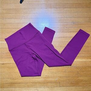 Aritzia dark pink leggings